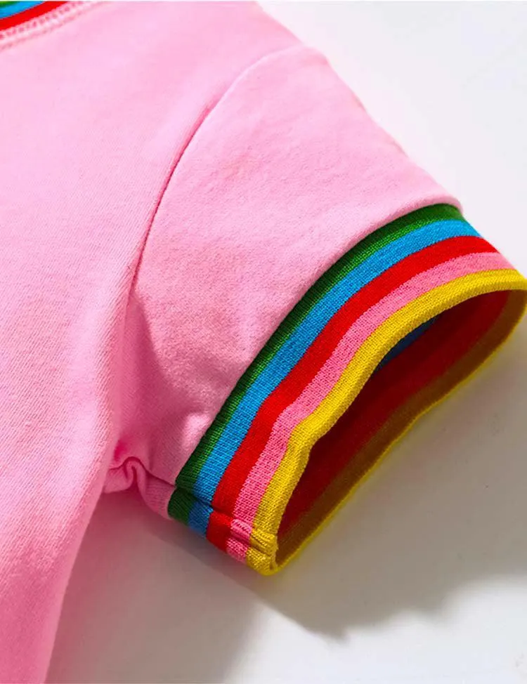 Animal Friends Appliqué Dress - Image 3