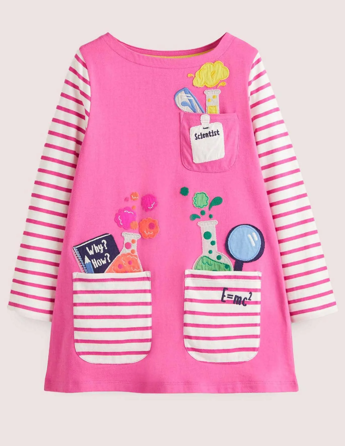 Artist Appliqué Pocket Dress - Image 4