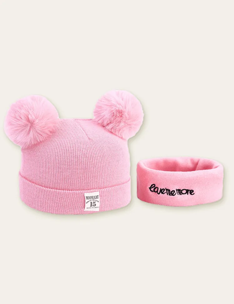 Bear Ear Hat + Scarf - Image 3