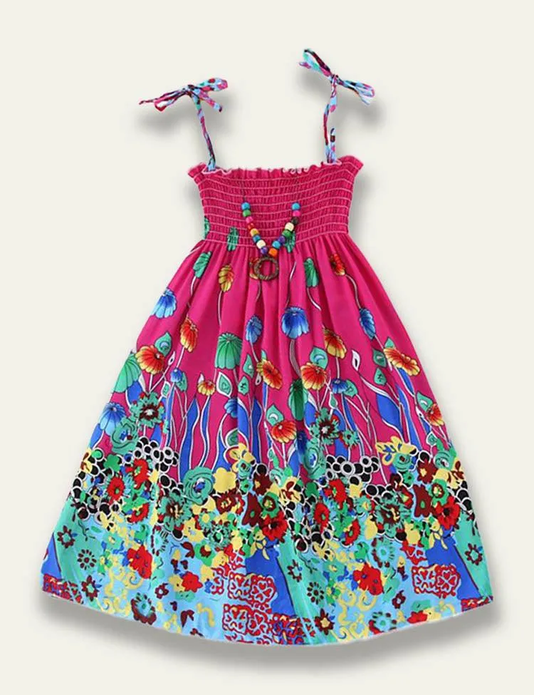 Bohemian Print Family Matching Dress - Image 5