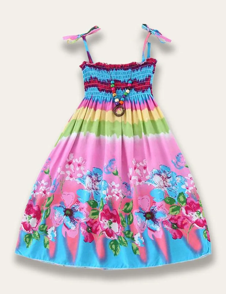 Bohemian Print Family Matching Dress - Image 6