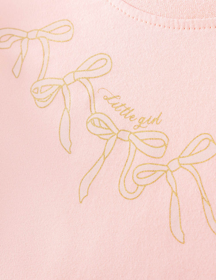 Bow Print Tulle Dress - Image 4