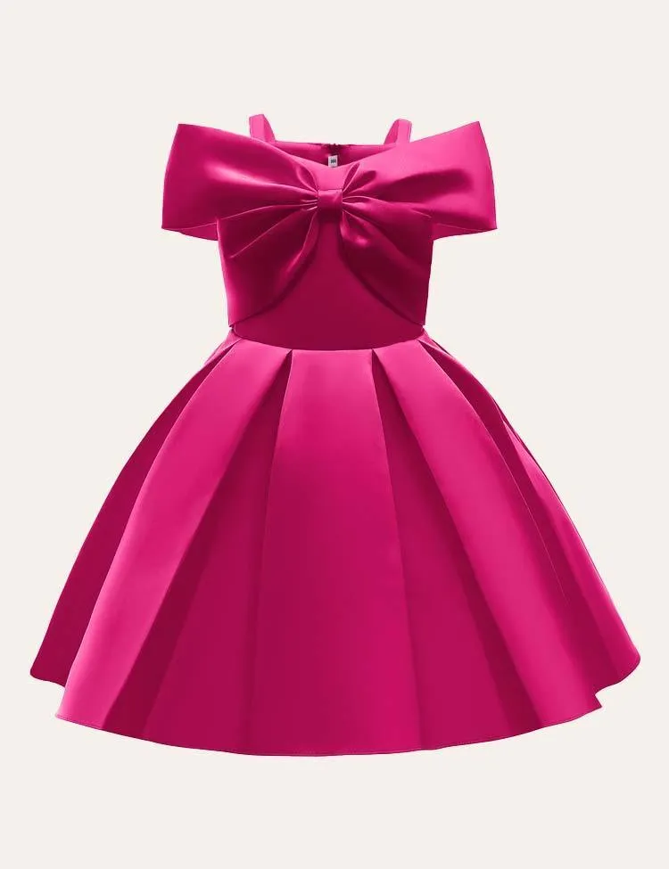 Bow Suspenders Party Dress - Image 5