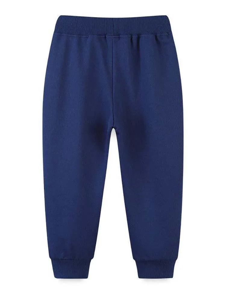 Dinosaur Appliqué Sports Pants - Image 4