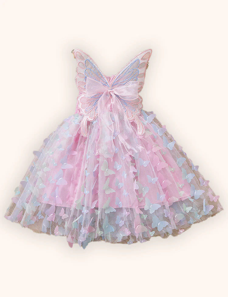 Butterfly Suspender Tulle Princess Dress - Image 3