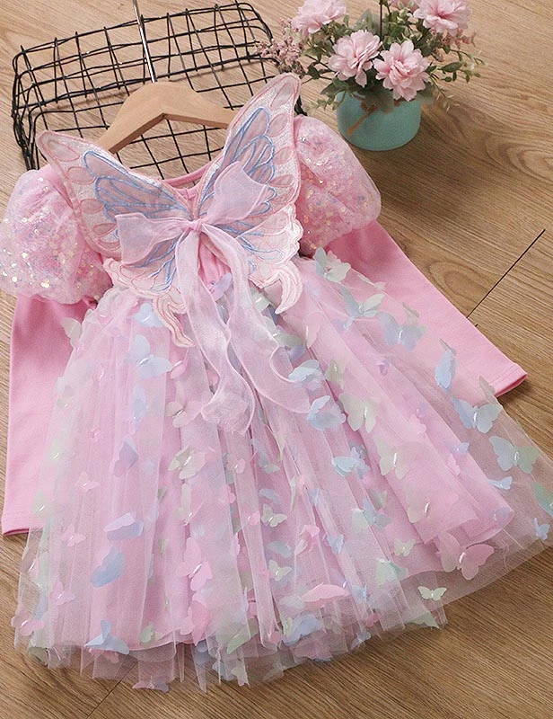 Butterfly Suspender Tulle Princess Dress - Image 6