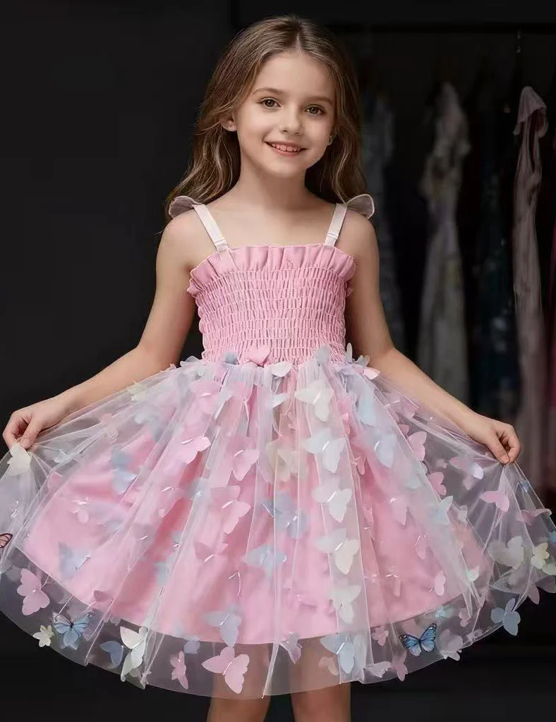 Butterfly Suspender Tulle Princess Dress - Image 7