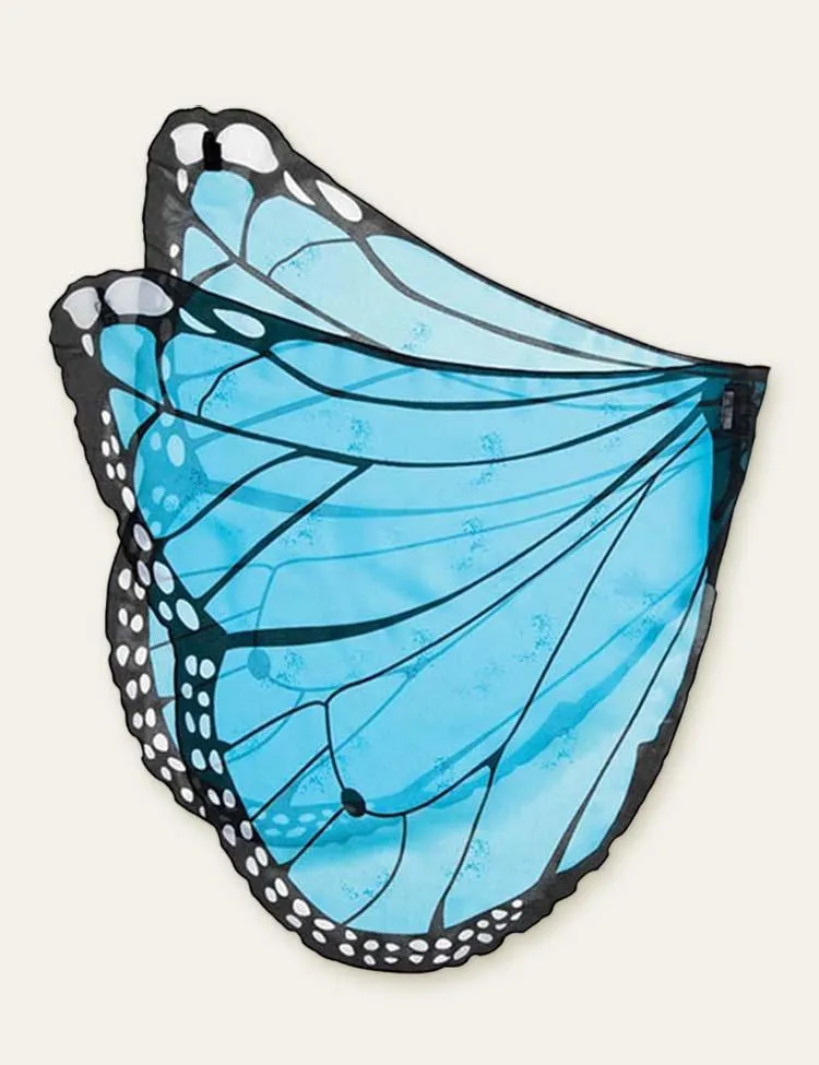Butterfly Wings Mesh Party Cape - Image 7