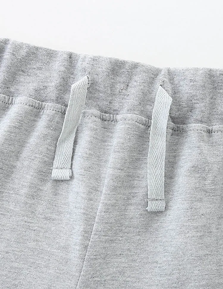 Cartoon Shark Print Short Sleeve T-Shirt and Shorts Set - Image 4