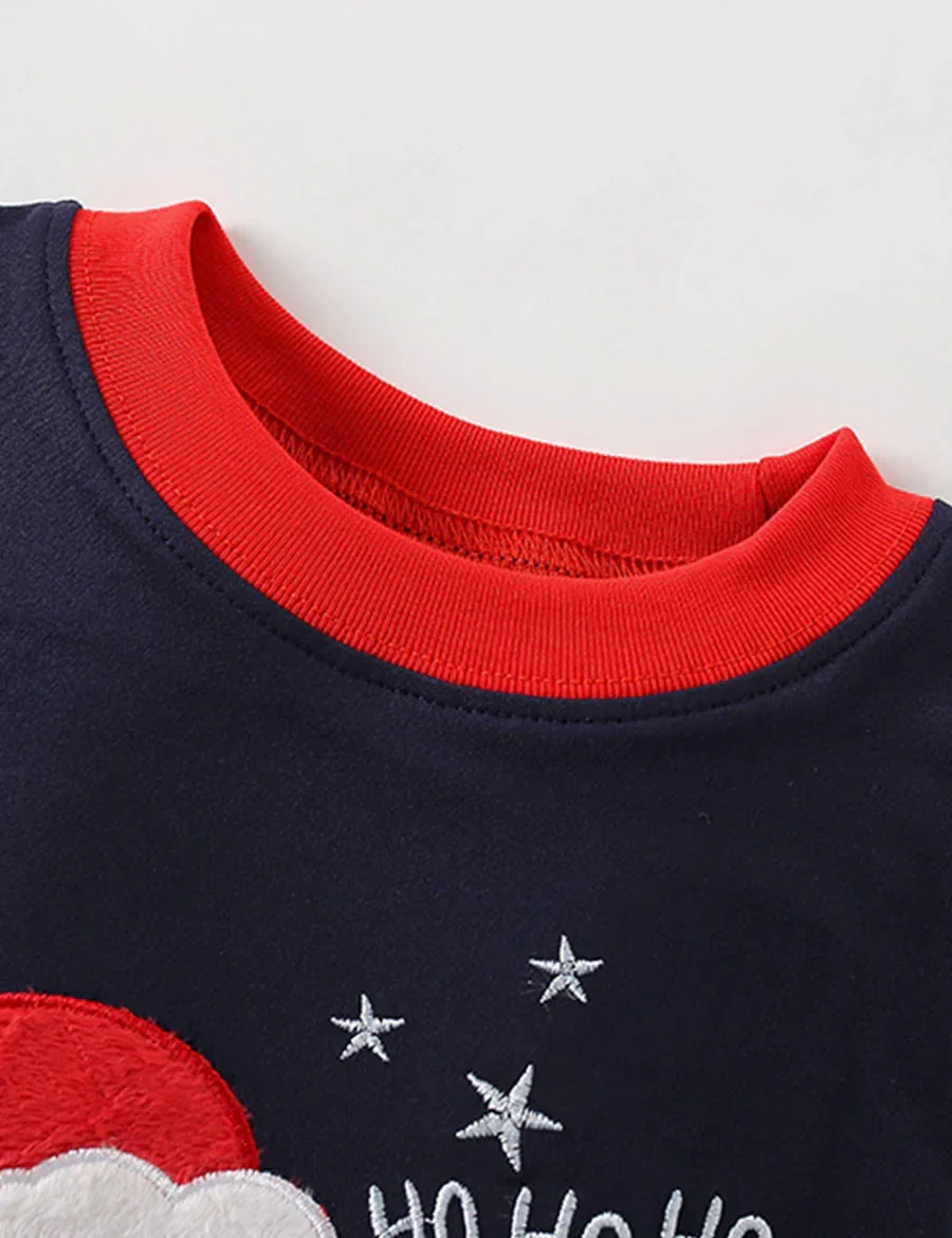 Christmas Santa Embroidered Loungewear - Image 5