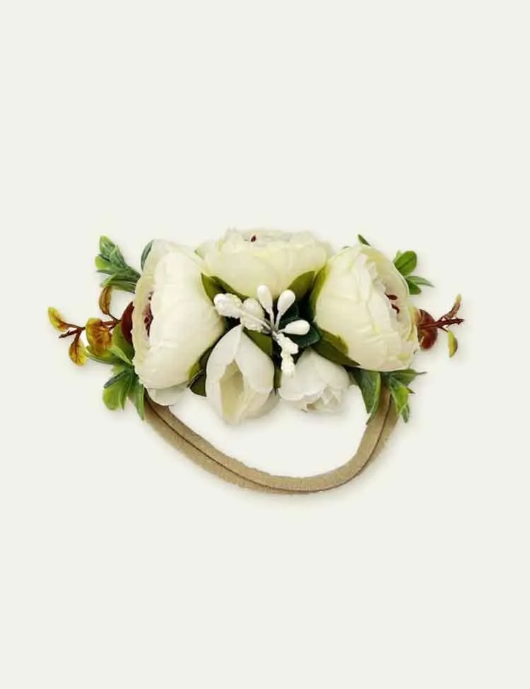 Colorful Emulational Flower and Grass Nylon Headband - Image 7