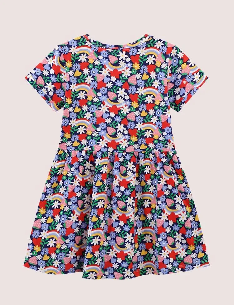 Floral Rainbow Dress - Image 4