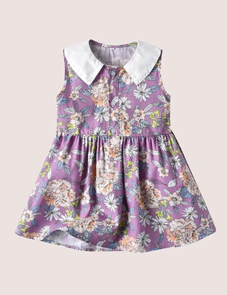 Floral Sleeveless Dress - Image 4