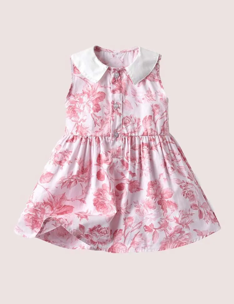 Floral Sleeveless Dress - Image 7