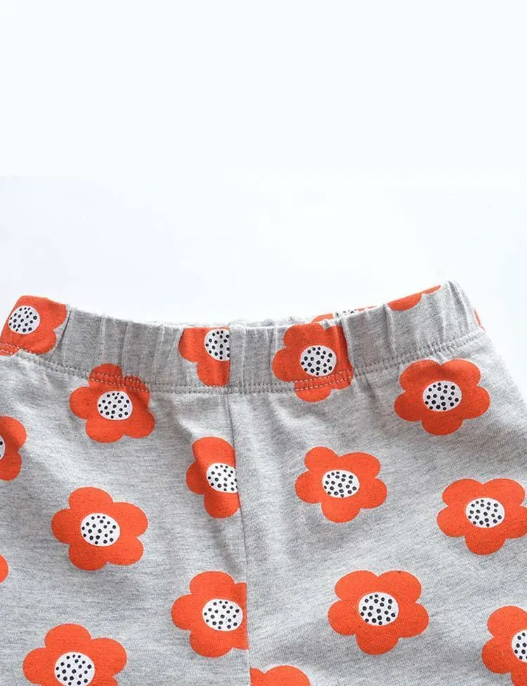 Flower Print Leggings - Image 3