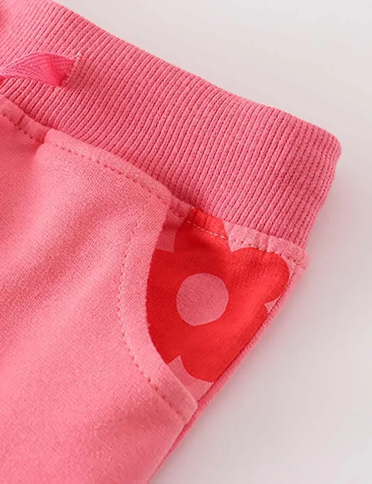 Flower Print Sweatpants - Image 4