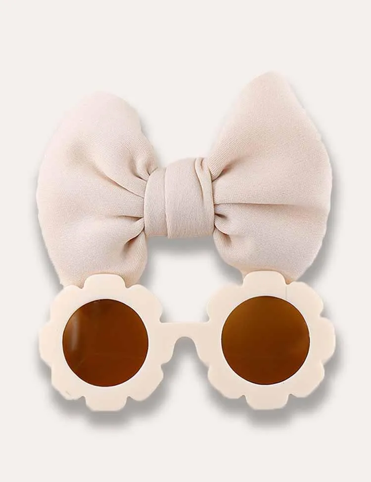 Flower Sunglasses+Solid Headband - Image 4