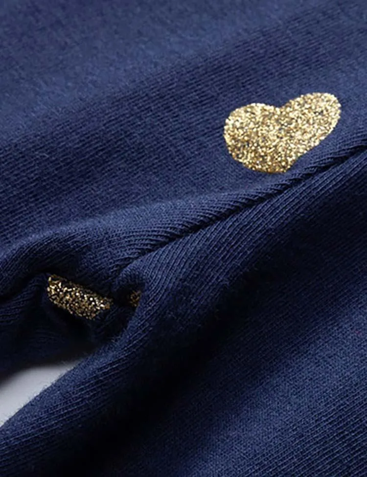 Heart Printing Leggings - Image 3