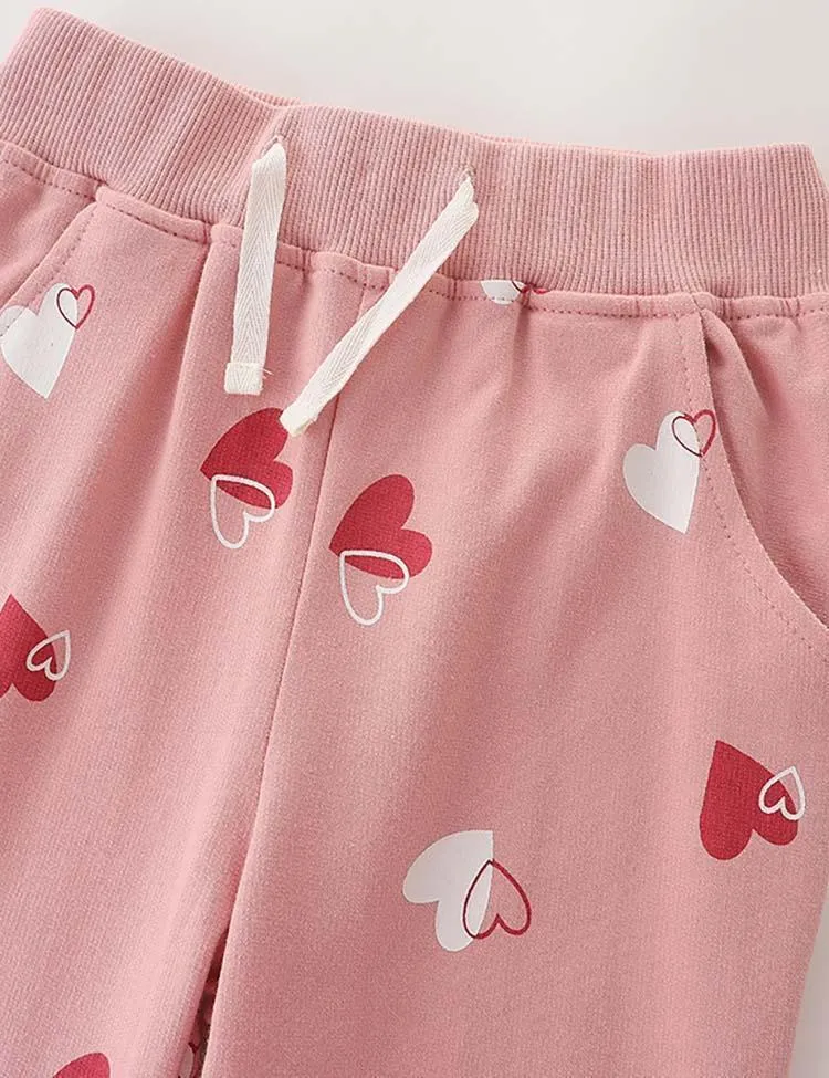 Heart Printing Sweatpants - Image 3