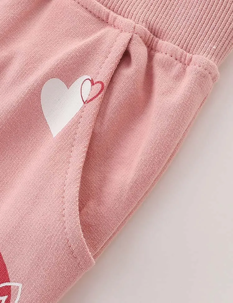 Heart Printing Sweatpants - Image 4