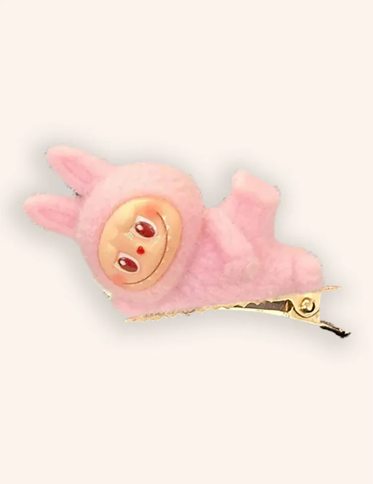 1PC Labubu Lying Hairclip - Image 4