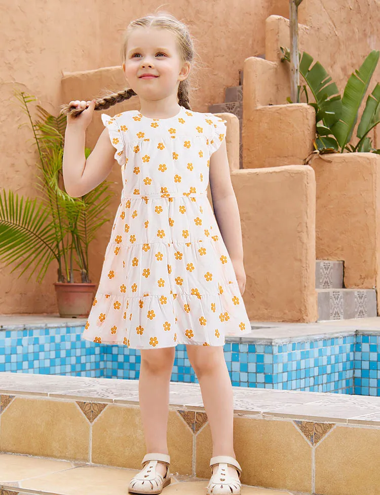 Mom&Me Strap Holiday Tiny Flower Dress - Image 3