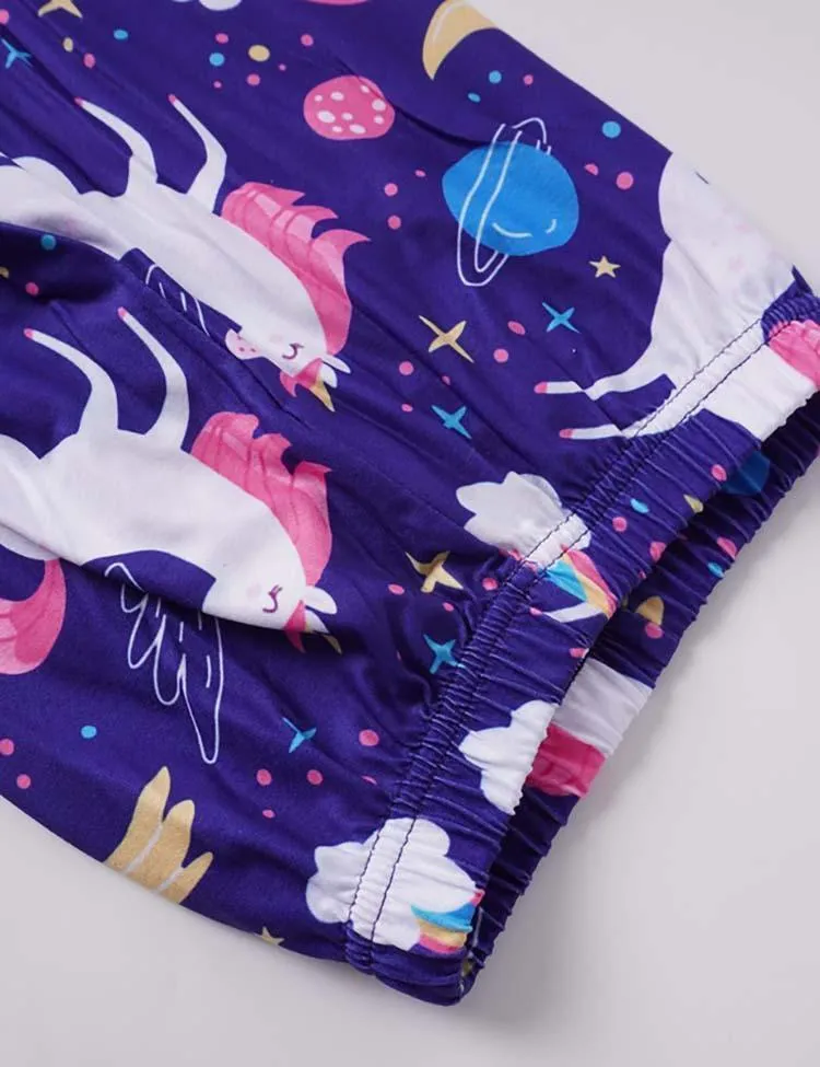 Rainbow Unicorn Print Leggings - Image 3