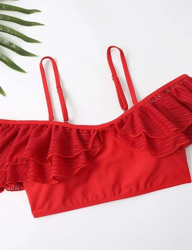 Striped Family Matching Swimsuit - Image 4