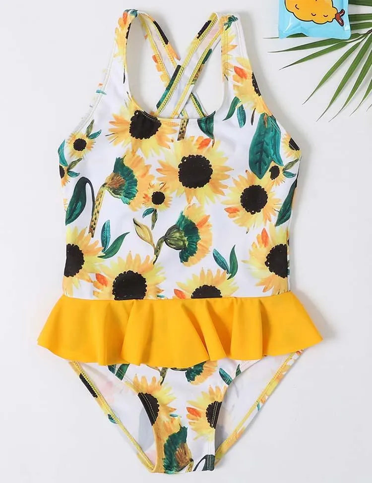 Sunflower Family Matching Swim Suit - Image 3