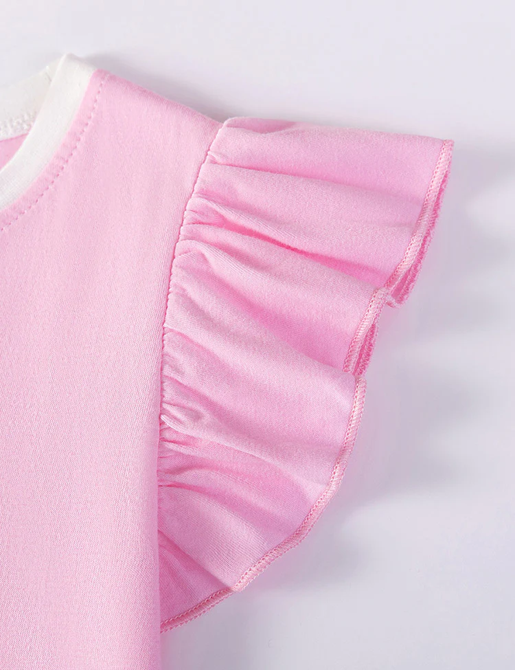 Unicorn Print Fly-sleeved Dress - Image 4