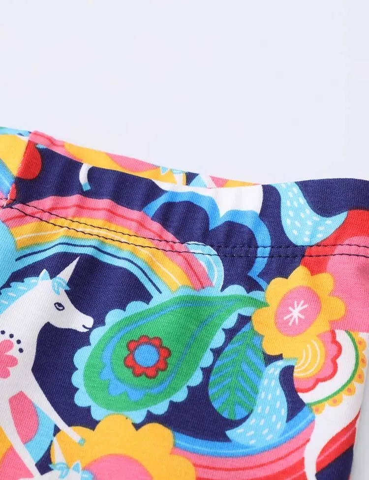 Unicorn Printed Leggings - Image 5